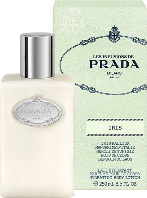 prada les infusions iris hydrating body lotion 250ml|Prada iris perfume rollerball.